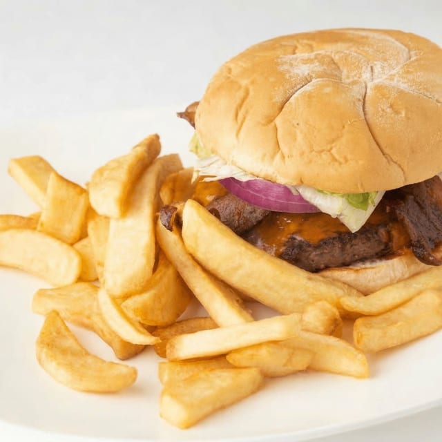 Bacon & Cheese Burger.