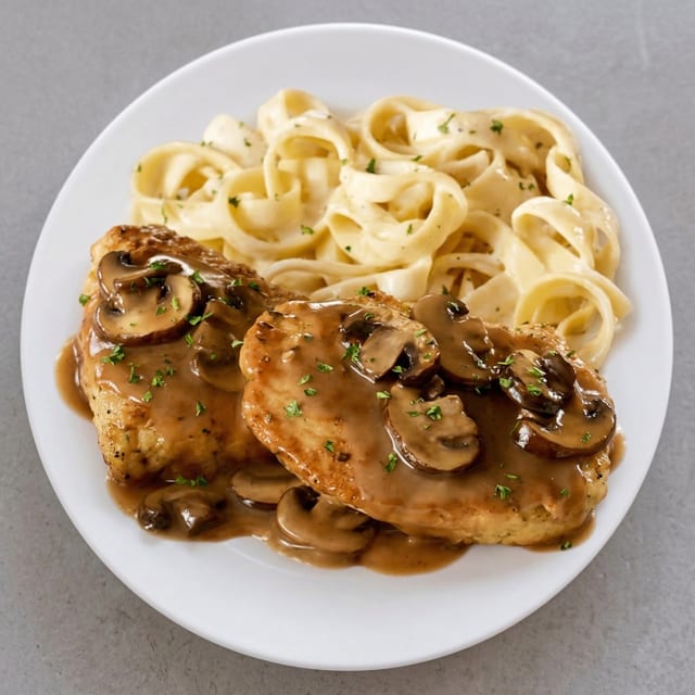 Chicken Marsala.