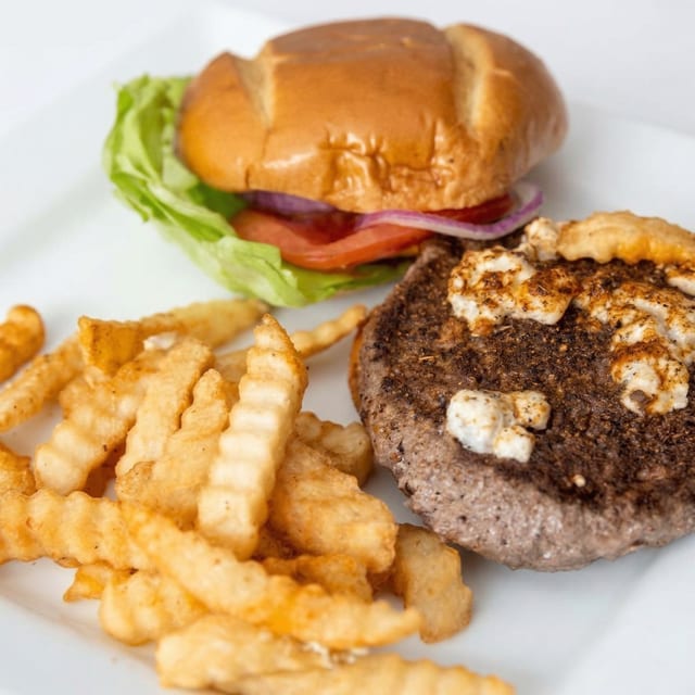 Black & Blue Burger.